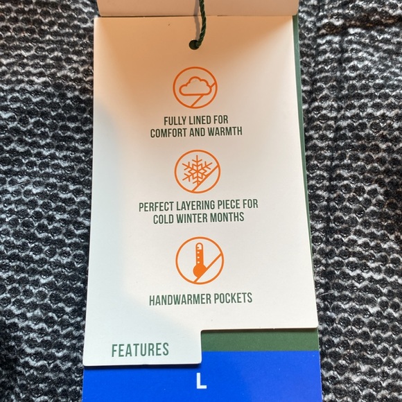 NWT Orvis Grey Brighton 1/4 Pullover: Size Large - Picture 12 of 12